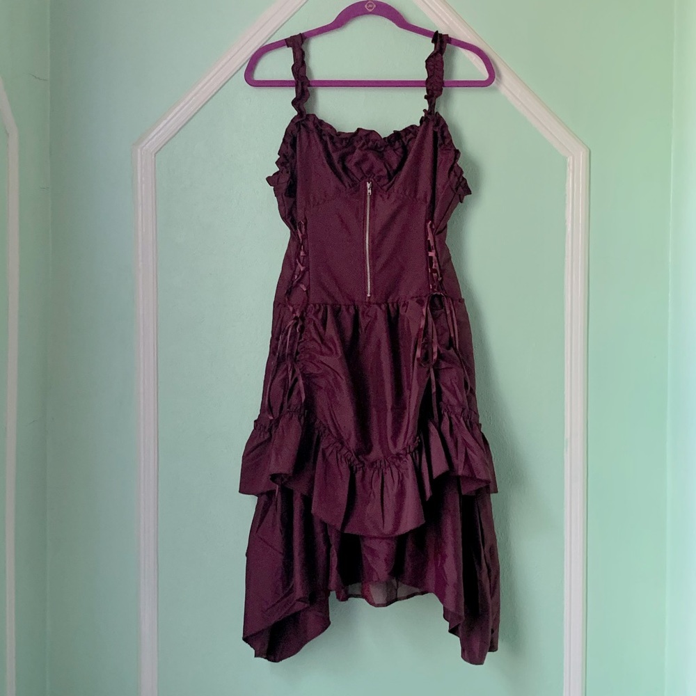 Sleeveless Gothic Steampunk Dress